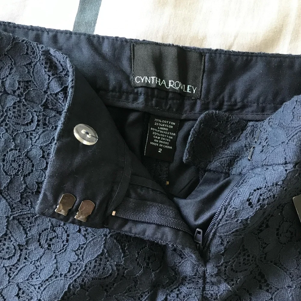 NWT Cynthia Rowley lace shorts sz 2 - Picture 3 of 4